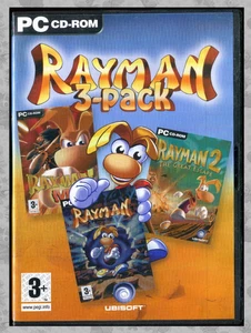 Rayman 3 Pack - 1, 2 & M Windows PC Game CD-ROM 4 DISCS Complete in Box CIB PAL - Picture 1 of 9