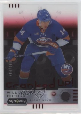 2023-24 Upper Deck Synergy Cranked Up Red /599 William Dufour #CR-WD Rookie RC - Image 1 of 2