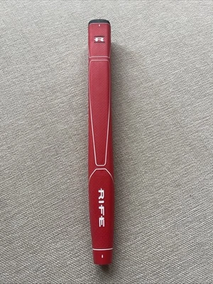 Rife Golf Club Putter Red Rubber Grip - Image 1 of 4