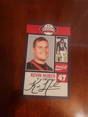 2009 Kevin Huber Signed Senior Bowl Rookie/Cincinnati /Cincinnati Bengals - Image 1 of 2