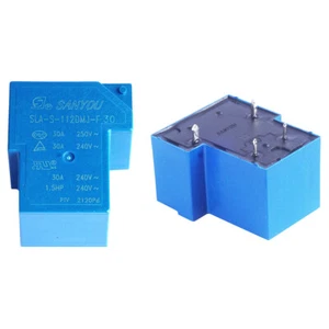 2 piezas Relé de alimentación SANYOU SLA-S-112DMJ-F-30 12 VDC 4 pines 30A 250VAC SPST - Imagen 1 de 6
