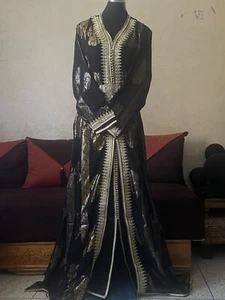 BL01/06 NEW Moroccan caftan takchita kaftan dress farasha Plus Metal Belt - Picture 1 of 24