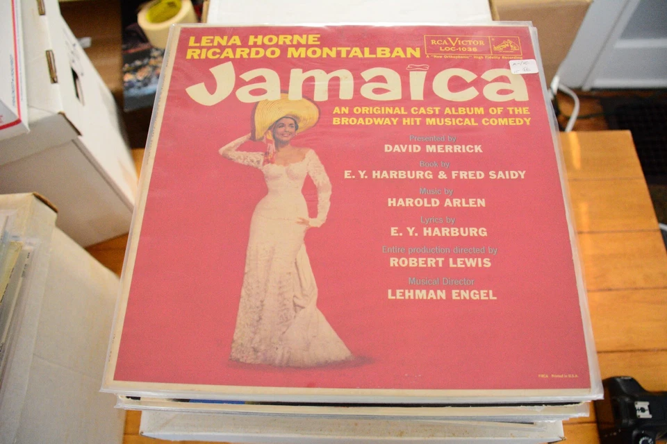 LENA HORNE "JAMAICA ORIGINAL CAST" LP 12" VINYL RECORD MUSICAL COMEDY CHEESECAKE Foto 1 de 4
