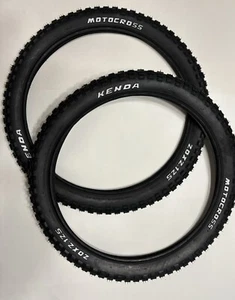 KENDA TIRE MOTOCROSS BMX TYPE 20 x 2.125 BLACK K44