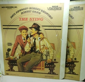 2-Disc Set The Sting CED Videodisc Paul Newman Robert Redford Robert Shaw 1973 - Picture 1 of 12