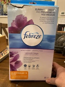 Febreze Electrolux S Vacuum Bags  -  8 Count, Open Box - Picture 1 of 4