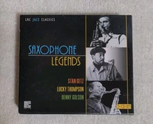 used SAXOPHONE LEGENDS 3-CD set stan getz lucky thompson benny golson - Imagen 1 de 6