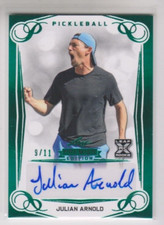 2023 Leaf Pickleball JULIAN ARNOLD Green Foil Premier Edition AUTO 9/11 made