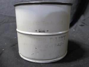 WITTNER DAIRY Original ADVERTISING - One & Two Cup NO CRANK Footed Metal Sifter - Picture 1 of 4