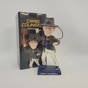 Craig Counsell Indiana Jones Bobblehead Milwaukee Brewers SGA 2023 NIB - Picture 1 of 14