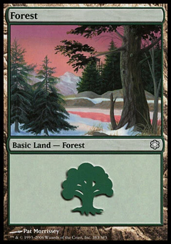 Forest (383) ~ Moderately Played Coldsnap Theme Deck Reprints MTG Magic Ultimate - Image 1 of 1
