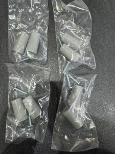 4x Paar Rolladenstopper Anschlagstopper Rollladenstopper Anschlagstopfen Grau - Bild 1 von 1