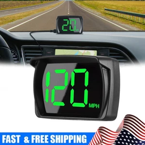 GPS Digital Speedometer Car Truck Motorcycle Head Up Display Odometer HUD MPH - Foto 1 di 15