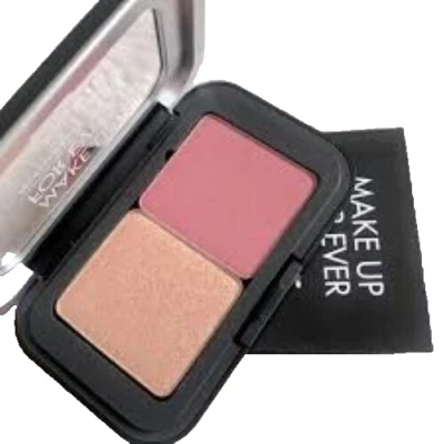 MAKE UP FOREVER Artist Face Color Highlighter & Sculpting Powder Duo S214 - H106 - Image 1 of 4