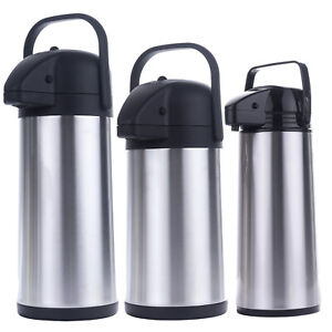 Airpot 1,9/2,2/3 L Pumpkanne - Isolierkanne Thermo Kanne Kaffeekanne Edelstahl