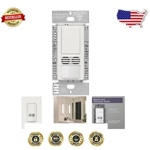 Compact Maestro Dual Technology Occupancy Sensor Switch - Easy Installation - Picture 1 of 7