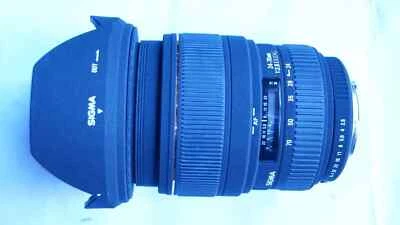 PENTAX FIT SIGMA EX DG MACRO 24 - 70 mm f2.8 LENS + CAPS + CASE 24-70mm 2.8 - Image 1 of 4