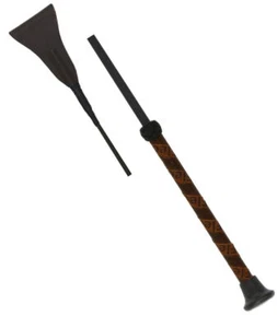 Fleck silck touch whip with 60 cm leather handle Fleck Germany - Picture 1 of 1