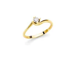 MILUNA ANELLO SOLITARIO DONNA REFERENZA LID5180G-010 NUOVO - Foto 1 di 2