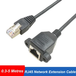 RJ45 Network LAN Cable Ethernet Patch Lead Extension Male to Female 0.3m- 5m - Picture 1 of 10