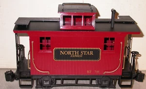 Bachmann Big Haulers G Wood Caboose North Star Express - Picture 1 of 6