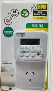 Indoor digital timer HPM programmable time clock - Picture 1 of 12