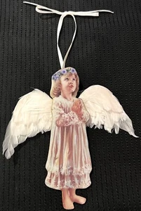 Bradford HEAVEN'S LITTLE ANGEL Ornament 'Nature's Blessings' by Dona Gelsinger - Picture 1 of 4