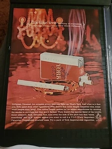 York Imperial Cigarettes Print Ad  1964 10x13 - Picture 1 of 1