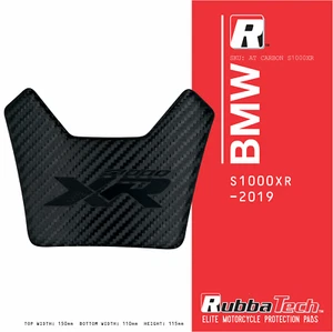 Rubbatech AT CARBON Tank Pad for BMW S1000XR PRE 2020 Models Motorcycle - Picture 1 of 3