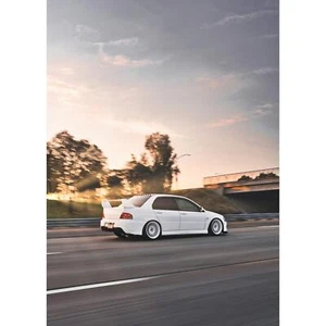 Mitsubishi Evo 8 Wall Art #034: High Resolution Celebrate Automotive Mastery - Picture 1 of 12