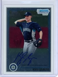 2010 Bowman Chrome Kyle Seager BCP195 Prospect Autograph Auto Seattle Mariners - Picture 1 of 1