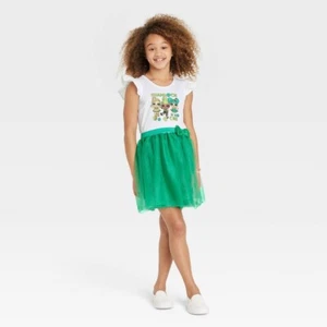 Girls' L.O.L. Surprise! 'Shamrock On' St. Patrick's Day Dress - Green M - Picture 1 of 1