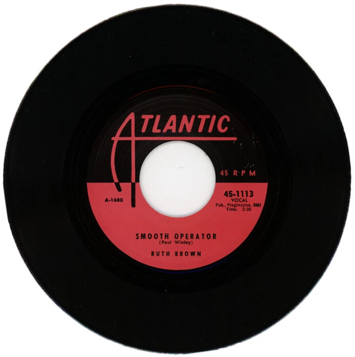 RUTH BROWN "SMOOTH OPERATOR c/w THIS LITTLE GIRL'S GONE ROCKIN" 1956 R&B - Image 1 of 2