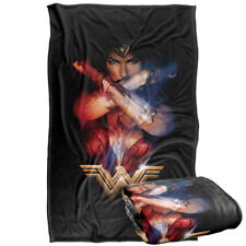 Wonder Woman Arms Crossed Silky Touch Super Soft Throw Blanket