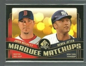  2008 SP Authentic Marquee Matchups #MM2 Josh Beckett/Derek Jeter (ref 68001) - Picture 1 of 1