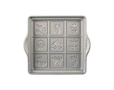 Nordic Ware English Shortbread Pan, 9x9 Inches, Non-stick - Image 1 of 3