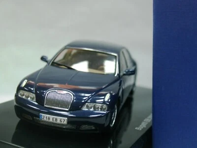 WOW EXTREMELY RARE Bugatti EB 218 Genf 1999 Pearl Blue Dealer 1:43 Auto Art-RS - Image 1 of 3