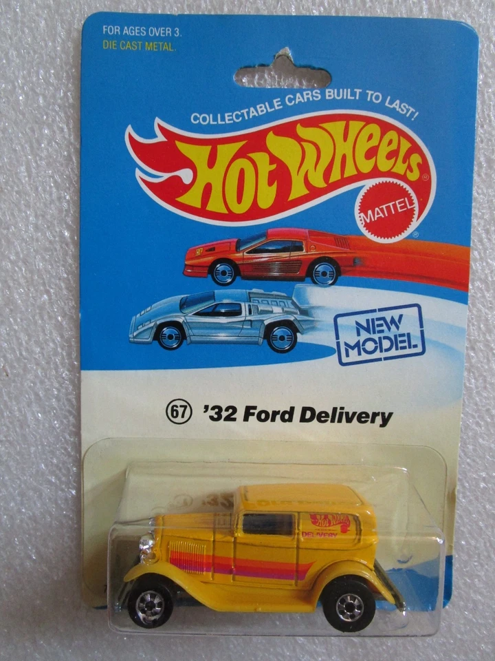 Vintage Hot Wheels Classics '32 Ford Delivery 1932 Yellow Panel Wagon 1988