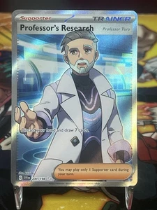 Pokemon TCG Professor's Research 241/198 Scarlet & Violet Holo LP/MINT - Picture 1 of 3