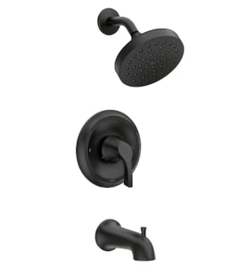 Moen 82466BL Korek Single-Handle Tub & Shower Faucet Set With Valve Matte Black - Picture 1 of 1