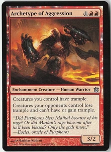 Archetype of Aggression Uncommon Born of the Gods NM/LP MTG - Picture 1 of 2