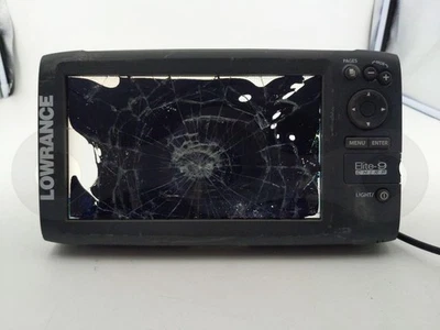 LOWRANCE ELITE 9 CHIRP BOAT GPS RADAR SONAR CHARTPLOTTER FISHFINDER HEAD UNIT - Image 1 of 4