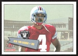 1833G 2001 Fleer Tradition #418 Ken-Yon Rambo #d /2001 - Picture 1 of 2
