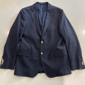 Vineyard Vines Performance Blazer Men 38R Navy Blue Sport Coat Stretch - Picture 1 of 10