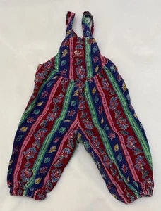 OshKosh B’gosh Vintage Vestbak Papieretikett hergestellt in den USA Cord Blätter Overall 18M - Bild 1 von 13