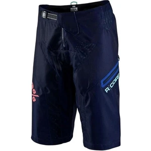 100% SPEEDLAB R-Core DH Short 32 Navy Bike Moto Profesional Durable Cohesive - Foto 1 di 14