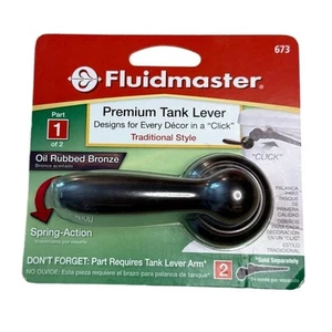Fluidmaster 673 Toilet Tank Flush Lever Oil Rubbed Bronze Finish Traditional NEW - Picture 1 of 3