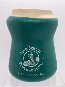 Vintage King Biscuit Blues Festival Helena Arkansas Getränkehalter Koozie AR - Bild 1 von 6