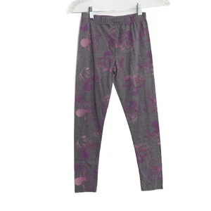 Leggings para niñas Disney Minnie Mouse talla 7/8 grises y morados - Imagen 1 de 8