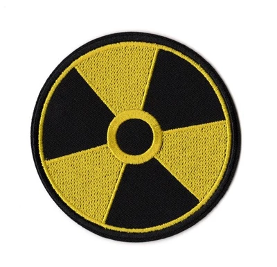 Radiation Hazard Warning Patch | Caution Nuclear Toxic Waste Pollution  Logo - Image 1 of 2
